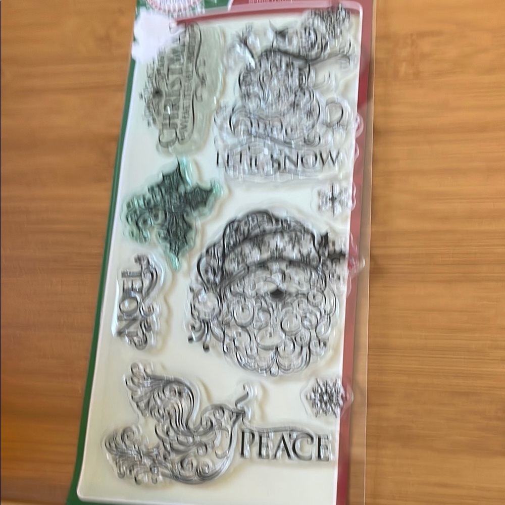 Christmas Themed Clear Stamps